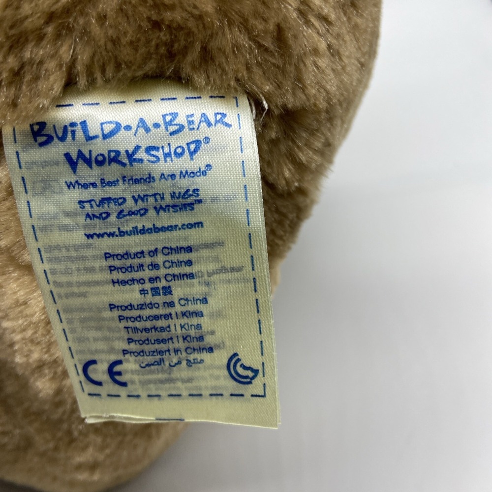 Build-A-Bear Workshop Brown Tan Puppy Dog Plush Stuffed Animal 15 inch 10/13 - Picture 3 of 8